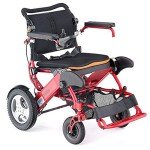 Motion Healthcare Foldalite Trekker Electric Wheelchair - Red