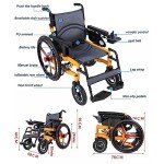 Foldable Electric Wheelchair for Travel and Mobility