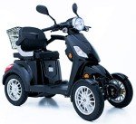 GreenPower 4-Wheel Electric Mobility Scooter - Black