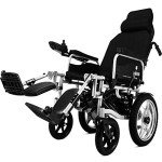 Heavy Duty Folding Electric Wheelchair with Headrest