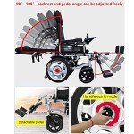 Heavy Duty Folding Electric Wheelchair with Headrest