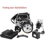 Heavy Duty Folding Electric Wheelchair with Headrest