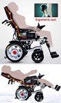Heavy Duty Folding Electric Wheelchair with Headrest