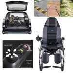 Reclining Electric Folding Wheelchair for Adults