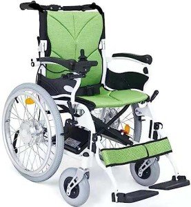Folding Lightweight Electric Power Wheelchair for Comfort