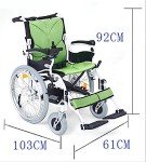 Folding Lightweight Electric Power Wheelchair for Comfort