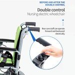XHY Folding Lightweight Electric Wheelchair with Battery
