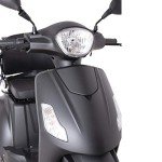 Matt Black 4-Wheel Mobility Scooter with Accessories