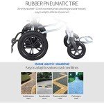 XHY Folding Lightweight Electric Wheelchair with Battery