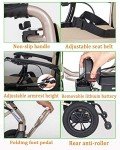 Lightweight Folding Electric Wheelchair with Joystick