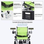 XHY Folding Lightweight Electric Wheelchair with Battery