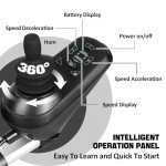 Folding Electric Wheelchair with Detachable Battery