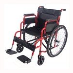Portable Self-Propelled Folding Wheelchair with Brakes