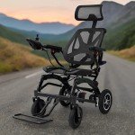 Folding Electric Wheelchair with Detachable Battery