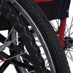 Portable Self-Propelled Folding Wheelchair with Brakes