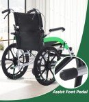 Lightweight Portable Folding Wheelchair - 9kg