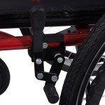 Portable Self-Propelled Folding Wheelchair with Brakes