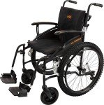 Lightweight Folding All-Terrain Manual Wheelchair