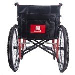 Portable Self-Propelled Folding Wheelchair with Brakes