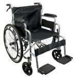 Lightweight Folding Self-Propelled Wheelchair with Brake