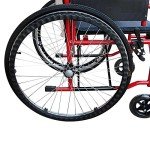 Portable Self-Propelled Folding Wheelchair with Brakes