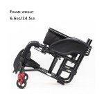 Lightweight Aluminum Folding Wheelchair for Adults