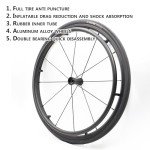 Lightweight Aluminum Folding Wheelchair for Adults