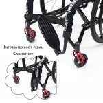 Lightweight Aluminum Folding Wheelchair for Adults