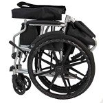 Lightweight Folding Wheelchair with Mag Wheels & Brakes
