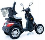 GreenPower 4-Wheel Electric Mobility Scooter - Black