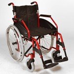 Lightweight Folding Self-Propelled Wheelchair with Armrests