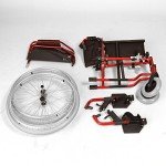 Lightweight Folding Self-Propelled Wheelchair with Armrests