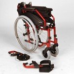 Lightweight Folding Self-Propelled Wheelchair with Armrests