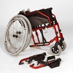Lightweight Folding Self-Propelled Wheelchair with Armrests