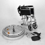 Lightweight Folding Self-Propelled Wheelchair with Hand Brakes