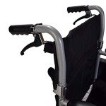 Lightweight Folding Self-Propelled Wheelchair with Hand Brakes