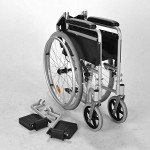 Lightweight Folding Self-Propelled Wheelchair with Hand Brakes