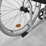 Lightweight Folding Self-Propelled Wheelchair with Hand Brakes