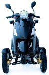 GreenPower 4-Wheel Electric Mobility Scooter - Black