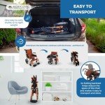 Mobiclinic® Folding Wheelchair with Lightweight Design