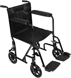 Panana Lightweight Folding Travel Wheelchair with Brakes