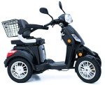 GreenPower 4-Wheel Electric Mobility Scooter - Black