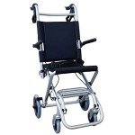 Mobiclinic Neptuno Folding Transport Wheelchair - Black