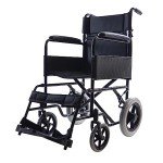 Foldable 18-Inch Wheelchair for Easy Transport