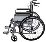 Lightweight Folding Wheelchair with Commode Pan
