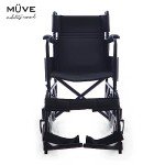Foldable 18-Inch Wheelchair for Easy Transport