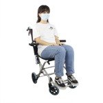 Mobiclinic Neptuno Folding Transport Wheelchair - Black