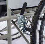 Lightweight Folding Wheelchair with Commode Pan