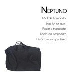 Mobiclinic Neptuno Folding Transport Wheelchair - Black
