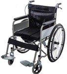 Lightweight Folding Wheelchair with Commode Pan